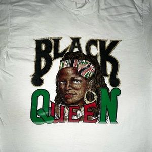 Vintage black queen shirt med.